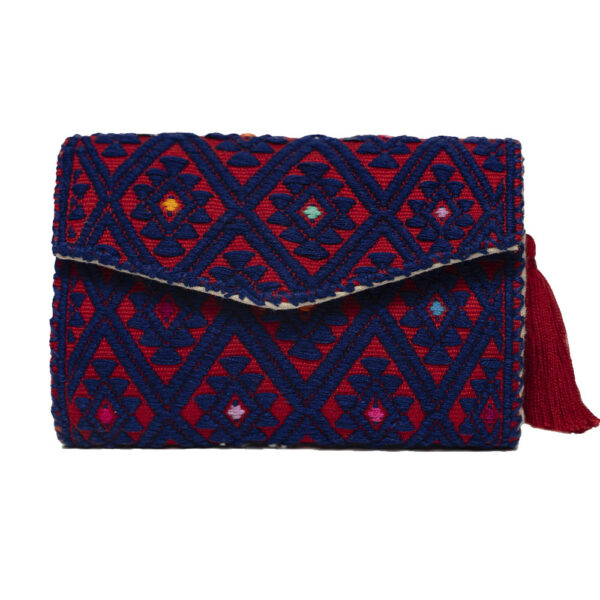 Cartera compacta Christina Rojo B Nativa-C11117