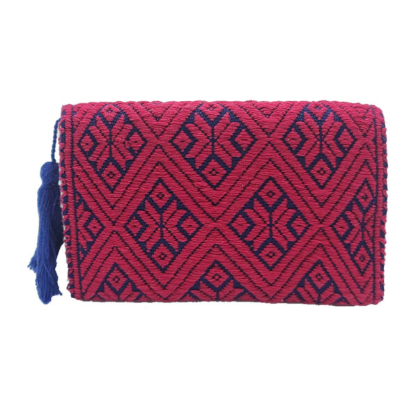 Cartera compacta nativa magenta